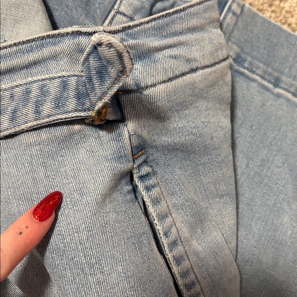 MOTHER Light Blue Cinch Greaser Ankle Jeans - Picture 11 of 13